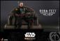 Preview: Star Wars The Mandalorian Actionfigur 1/6 Boba Fett (Repaint Armor) and Throne 30 cm