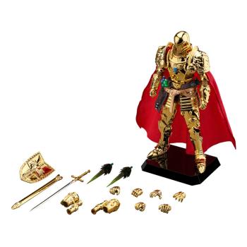 Marvel Dynamic 8ction Heroes Actionfigur 1/9 Medieval Knight Iron Man Gold Version 20 cm