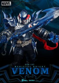 Marvel Dynamic 8ction Heroes Actionfigur 1/9 Medieval Knight Venom 23 cm