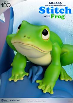 Disney 100th Master Craft Statue Stitch with Frog 34 cm