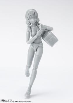 S.H. Figuarts Actionfigur Body-Chan School Life Edition DX Set (Gray Color Ver.) 13 cm