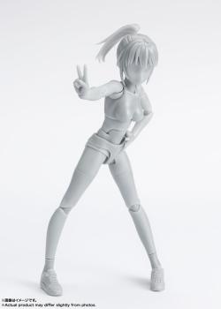S.H. Figuarts Actionfigur Body-Chan School Life Edition DX Set (Gray Color Ver.) 13 cm