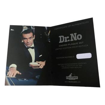 James Bond Replik 1/1 Dr. No Casino Plaketten Limited Edition