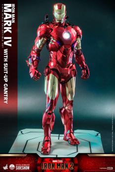 Iron Man 2 Actionfigur 1/4 Iron Man Mark IV mit Suit-Up Gantry 49 cm