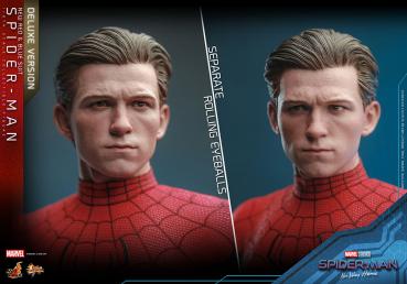 Spider-Man: No Way Home Movie Masterpiece Actionfigur 1/6 Spider-Man (New Red and Blue Suit) (Deluxe Version) 28 cm