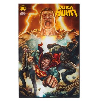 DC Black Adam Page Punchers Actionfigur & Comic Black Adam 18 cm