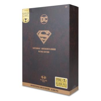 DC Multiverse Actionfigur Superman Unchained Armor (Patina) (Gold Label) 18 cm
