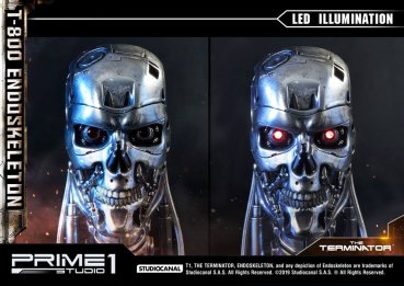 Terminator High Definition Büste 1/2 T-800 Endoskeleton Head 22 cm