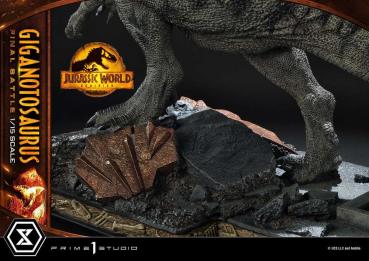 Jurassic World: Ein neues Zeitalter Legacy Museum Collection Statue 1/15 Giganotosaurus Final Battle Regular Version 48 cm