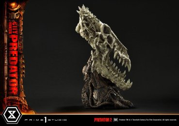 Predator 2 Museum Masterline Statue 1/3 City Hunter Predator Ultimate Bonus Version 105 cm