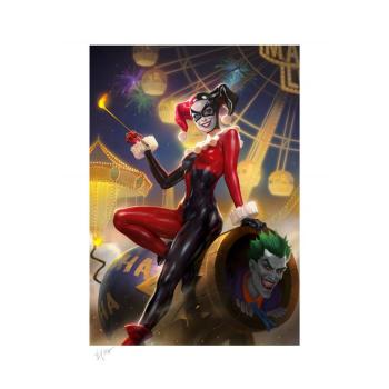 DC Comics Kunstdruck Harley Quinn & The Joker #37 46 x 61 cm - ungerahmt