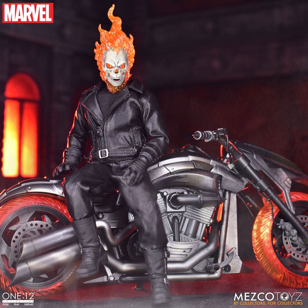 8Pcs Transparente Motorrad Glow Ghost Rider mit Motorrad Minifiguren  Spielzeug 