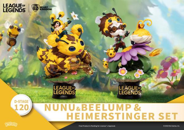 League of Legends D-Stage PVC Dioramen Set Nunu & Beelump & Heimerstinger 16 cm