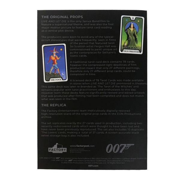 James Bond Replik 1/1 Tarot-Karten Limited Edition
