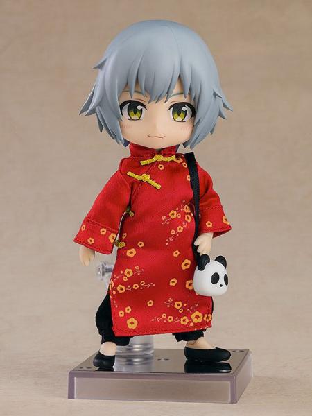 Original Character Zubehör-Set für Nendoroid Doll Actionfiguren Outfit Set: Long Length Chinese Outfit (Red)
