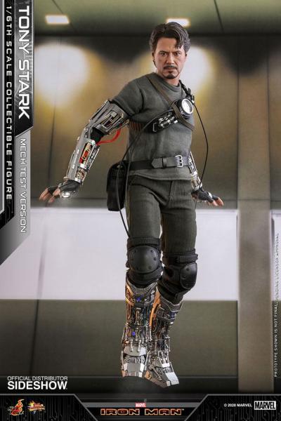 Iron Man Movie Masterpiece Actionfigur 1/6 Tony Stark (Mech Test Version) 30 cm
