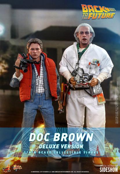 Zurück in die Zukunft Movie Masterpiece Actionfigur 1/6 Doc Brown (Deluxe Version) 30 cm