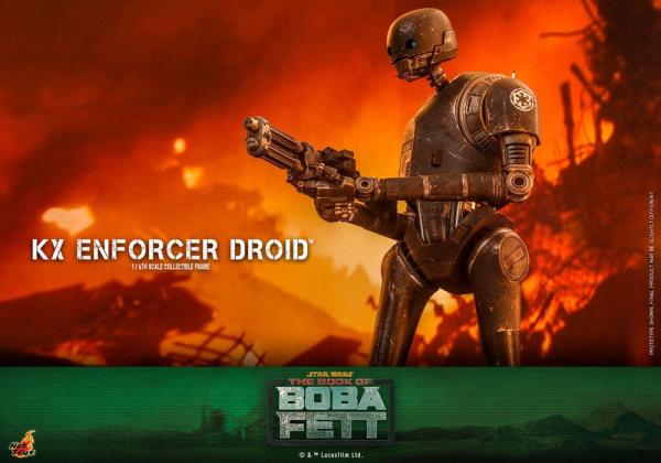 Star Wars: The Book of Boba Fett Actionfigur 1/6 KX Enforcer Droid 36 cm