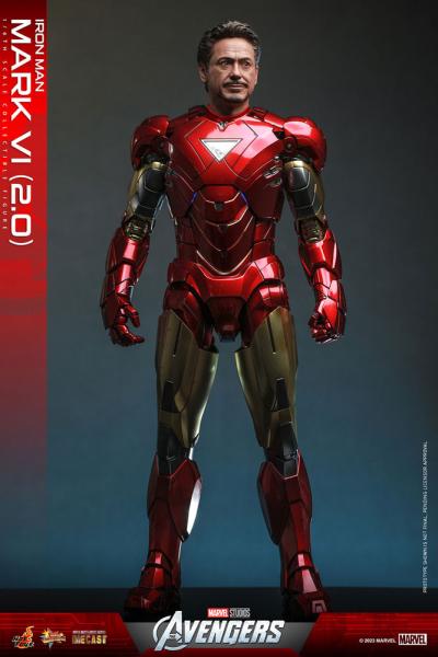 Marvel's The Avengers Movie Masterpiece Diecast Actionfigur 1/6 Iron Man Mark VI (2.0) 32 cm
