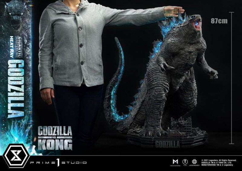 Godzilla vs. Kong Giant Masterline Statue Heat Ray Godzilla 87 cm