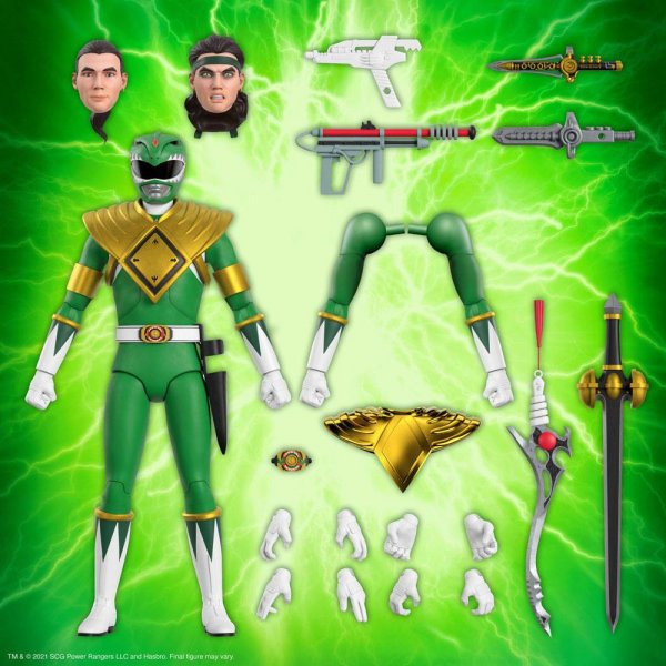 Mighty Morphin Power Rangers Ultimates Actionfigur Green Ranger 18 cm