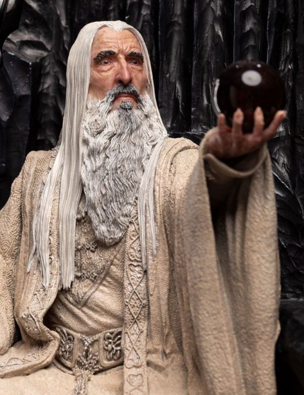 Der Herr der Ringe Statue 1/6 Saruman the White on Throne 110 cm