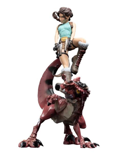 Tomb Raider Mini Epics Vinyl Figure Lara Croft & Raptor 24 cm