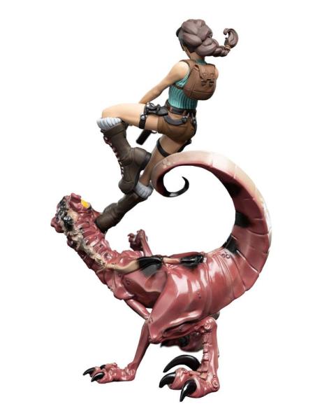 Tomb Raider Mini Epics Vinyl Figur Lara Croft & Raptor 24 cm