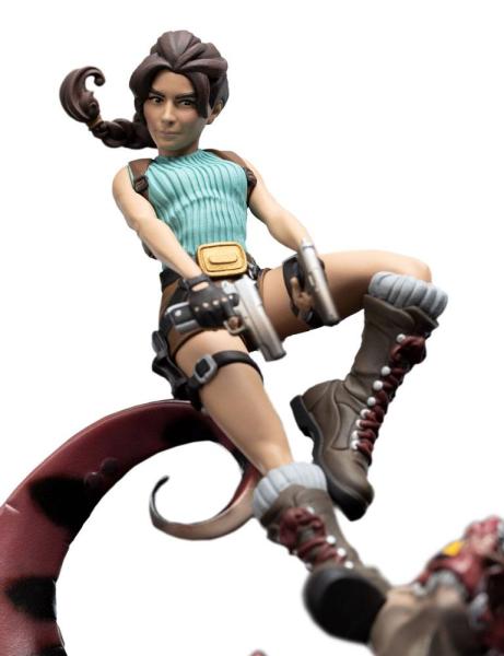Tomb Raider Mini Epics Vinyl Figur Lara Croft & Raptor 24 cm