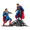 DC Multiverse Multipack Actionfigur Superman vs Superman of Earth-3 (Gold Label) 18 cm