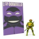 Teenage Mutant Ninja Turtles BST AXN x IDW Actionfigur & Comic Donatello Exclusive 13 cm